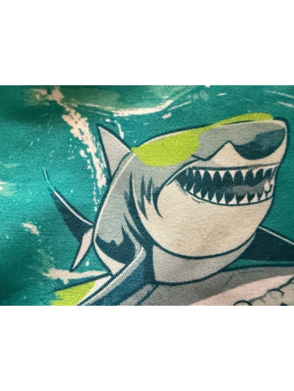 Surf Zone Boys' Shark Print Swim Trunks Size L (7)